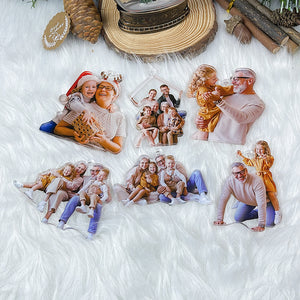 Custom Photo Gifts for Family Ornament 52acvp140924 - Ornament - GoDuckee