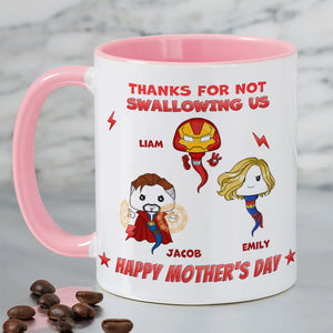 Personalized Gifts For Mom Coffee Mug Thanks For Not Swallowing 05ohpu020324 - Coffee Mugs - GoDuckee