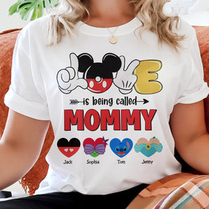 Personalized Gifts For Mom Shirt Love Is Being Called Mommy 011qhtn180324 - 2D Shirts - GoDuckee