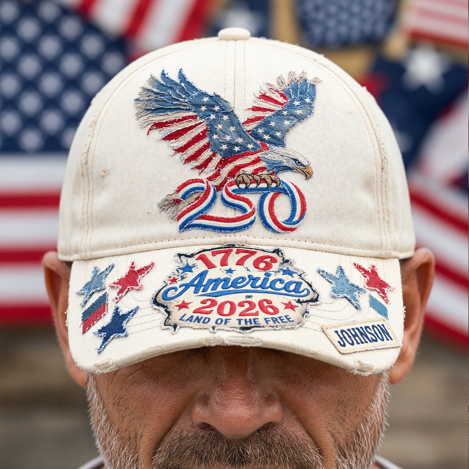 Vintage American Eagle Proud Classic Cap - Personalized Gifts For Patriots 02QHQN030626 - Caps - GoDuckee