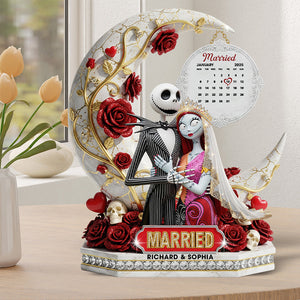 Married Couple Acrylic Plaque - Personalized Gifts For Couple 04OHQN250625 - Shaped Plaques - GoDuckee