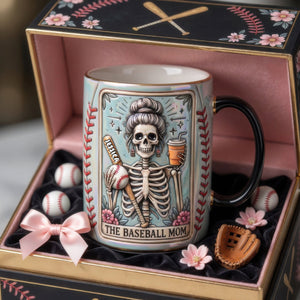 Fun Waiting Baseball Mom Tarot Card Magic Mug - Personalized Gifts For Baseball Mom 02qhdh200426 - Coffee Mug - GoDuckee