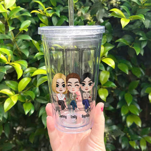 Personalized Funny Coworkers Acrylic Tumbler Gift For Colleague - Tumbler Cup - GoDuckee