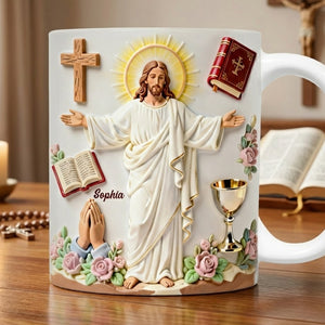 Faith In Christ Coffee Mug - Personalized Gift For Christian 05NATN311225 - Coffee Mug - GoDuckee