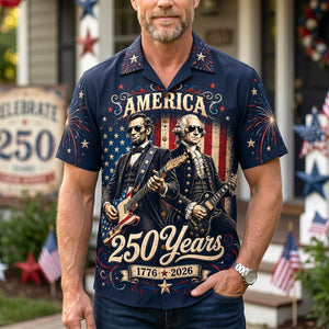 Celebrating 250 Years Of Freedom Hawaiian Shirt - Personalized Gifts For Patriots 01NATN290526 - Hawaiian Shirts - GoDuckee