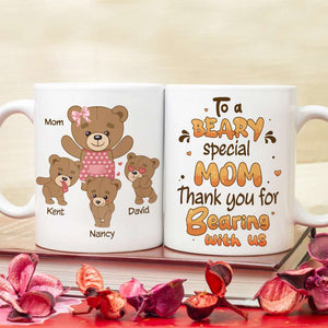 Personalized Gifts For Mom Coffee Mug Beary Special Mom 03htpu240224 - Coffee Mugs - GoDuckee