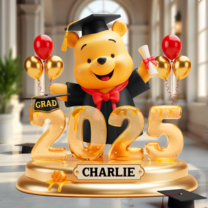 Bear Graduation Plaque - Personalized Gifts For Graduates 04napu220525 - Shaped Plaques - GoDuckee