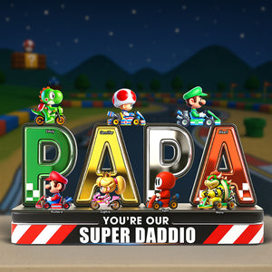 Car Game Fans Acrylic Plaque - Personalized Gifts For Dad 04TGQN290425 - Shaped Plaques - GoDuckee
