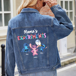 Personalized Gifts For Mom Denim Jacket Mama's Experiments 05QHPU040424 - Denim Jacket - GoDuckee