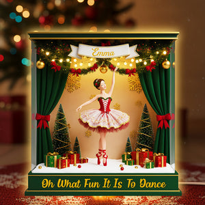 Ballet Christmas Light Box Personalized Dancer Gifts 03PGDT101125 - Light Box - GoDuckee