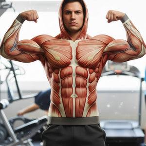 Hyper Realistic Muscle Hoodie Gifts For Fitness Lovers 05hytn111125 - AOP Products - GoDuckee