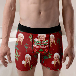 Custom Photo Gifts For Man Boxer Christmas 02XQMH100924 - Boxer Briefs - GoDuckee