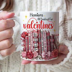 Customized Gifts For Book Lovers White Mug Valentine 02XQLU111224 - Coffee Mug - GoDuckee