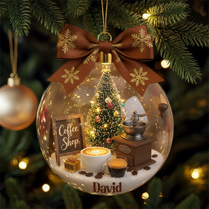 Vintage Coffee Ornament - Personalized Gifts For Coffee Lovers 01palu041125 - Ornament - GoDuckee
