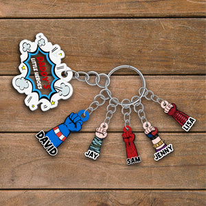 Personalized Gifts For Mom Keychain 02KAMH290324HA Mother's Day - Keychains - GoDuckee