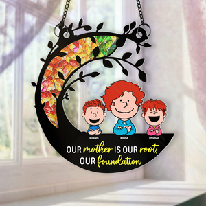 Personalized Gifts For Mom Window Hanging Suncatcher Ornament 01kapu150225 - Ornament - GoDuckee
