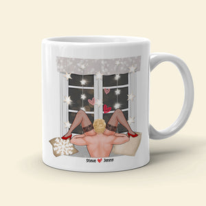 Let's Be Naughty And Save Santa The Trip-Personalized Coffee Mug- Gift For Him/ Gift For Her- Naughty Couple Coffee Mug - Coffee Mug - GoDuckee