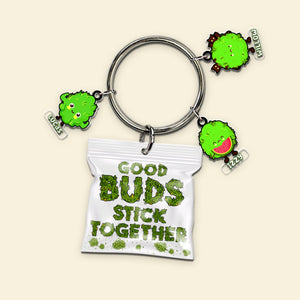 Personalized Funny Gifts For Friends Keychain With Charms 03toqn291124 - Keychains - GoDuckee