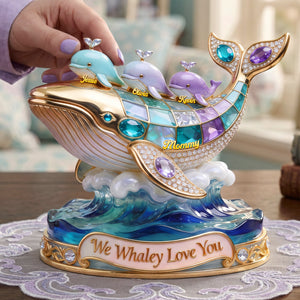 Whale Mom Acrylic Plaque - Personalized Gifts For Mother's Day 01pgta050326 - Shaped Plaques - GoDuckee