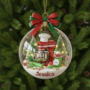 Stand Mixer Ornament - Personalized Christmas Gifts For Bakers 06PGLU260925 - Ornament - GoDuckee