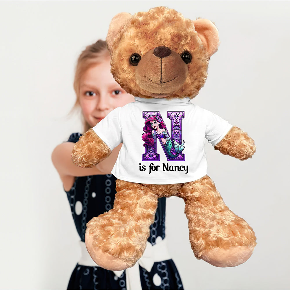 Personalized Gifts For Kids Bear With Shirt Princess Lovers 04xqqn140225 - Bear - GoDuckee