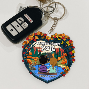 Personalized Gifts For Couple Keychain 02xqpu040125hg - Keychains - GoDuckee