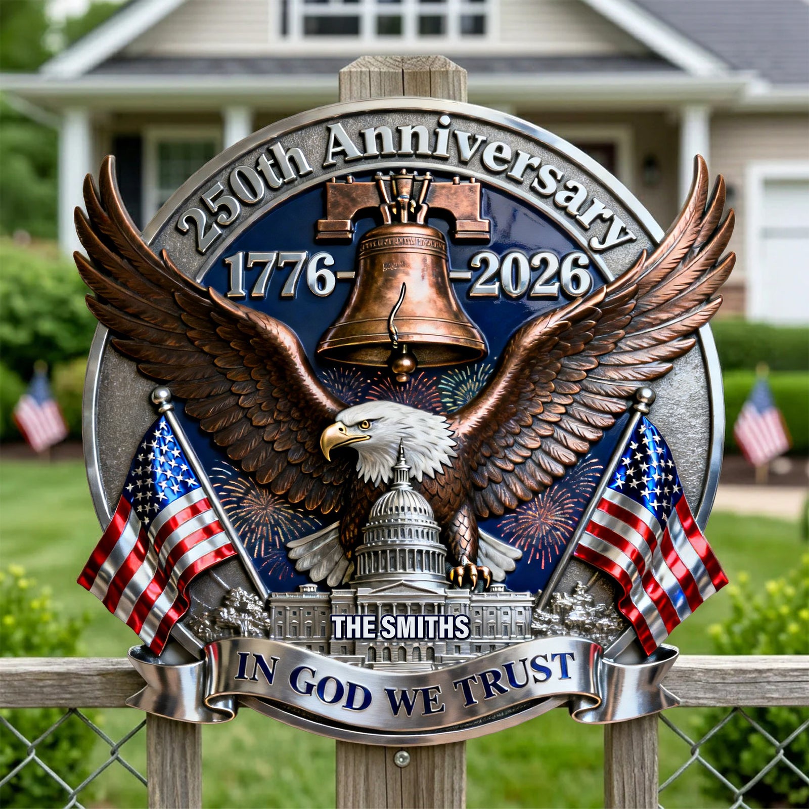250 Years of American Heritage Acrylic Sign - Personalized Gifts For Patriots 05naqn290526 - Acrylic Sign - GoDuckee