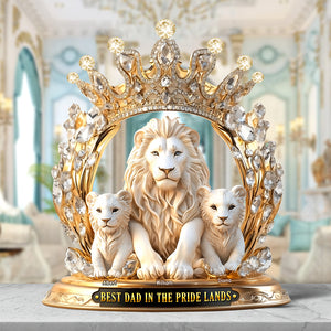 Best Dad Gown Acrylic Plaque, Personalized Gifts For Dad 01tgqn080525 - Shaped Plaques - GoDuckee