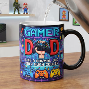 Gamer Dad Retro Magic Mug - Personalized Gifts For Dads 03natn120526 - Coffee Mug - GoDuckee