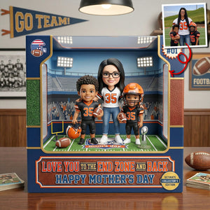 Custom Photo American Football Acrylic Plaque - Gifts For Mother 01hutn270326 - Shaped Plaques - GoDuckee