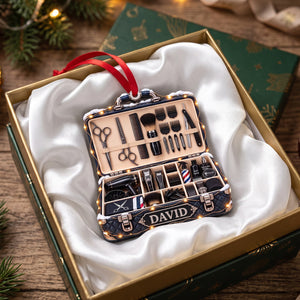 Hairstylist Christmas Ornament - Personalized Gifts for Christmas 09tttn081026 - Ornament - GoDuckee