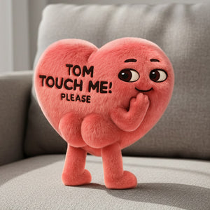 Funny Heart Custom Shape Pillow - Personalized Gifts For Couples 03natn291125 - Pillow - GoDuckee