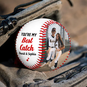 Custom Photo Couple Baseball Lovers Gifts 04TODT041124 - Baseball - GoDuckee