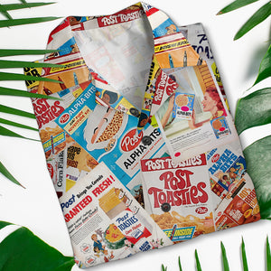 Cereal-Personalized Hawaiian Shirt - Cereal Gifts- GZ-HW-01naqn280623 - Hawaiian Shirts - GoDuckee