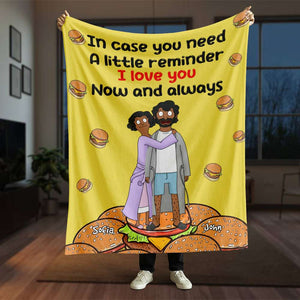 Personalized Gifts For Couple Blanket I Love You Now And Always 04TOMH241224HG - Blanket - GoDuckee