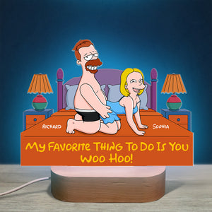 Naughty Couple 3D Led light - Personalized Gifts For Couple 04naqn100625pa - Led Night Light - GoDuckee