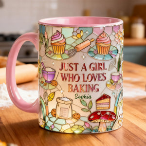 Personalized Gifts For Baking Lovers Accent Mug 06HYTN170126 - Coffee Mug - GoDuckee