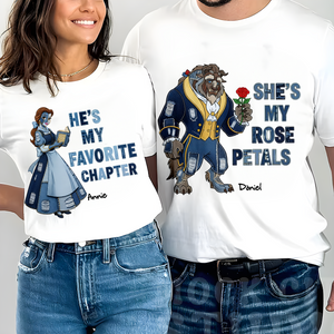 The Enchanted Couple Shirt - Personalized Gifts For Couples 02TGLU060625 - Shirts - GoDuckee