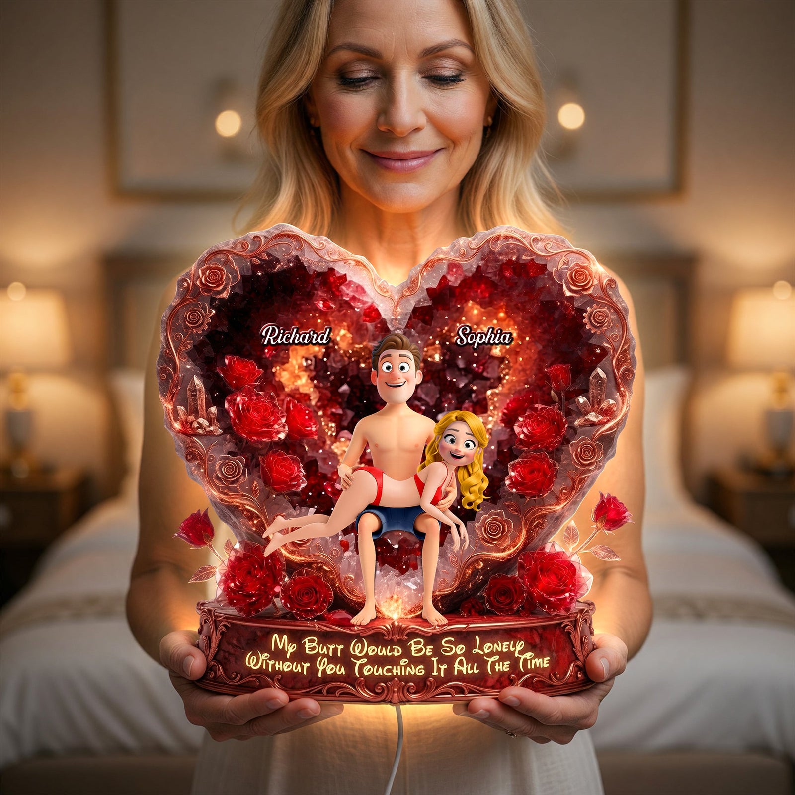 Naughty Couples Light Box - Personalized Gifts For Couples 06ohqn040626 - Light Box - GoDuckee