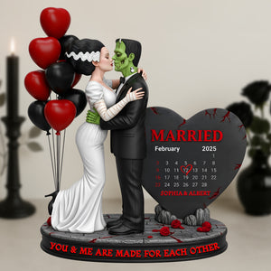 Wedding Couple Acrylic Plaque - Personalized Gifts For Couples 03NALU050625 - Shaped Plaques - GoDuckee