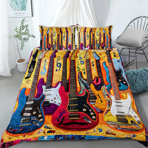 Gifts For Guitar Lovers Quilt Bed Set 05qnqn301024 - Blanket - GoDuckee