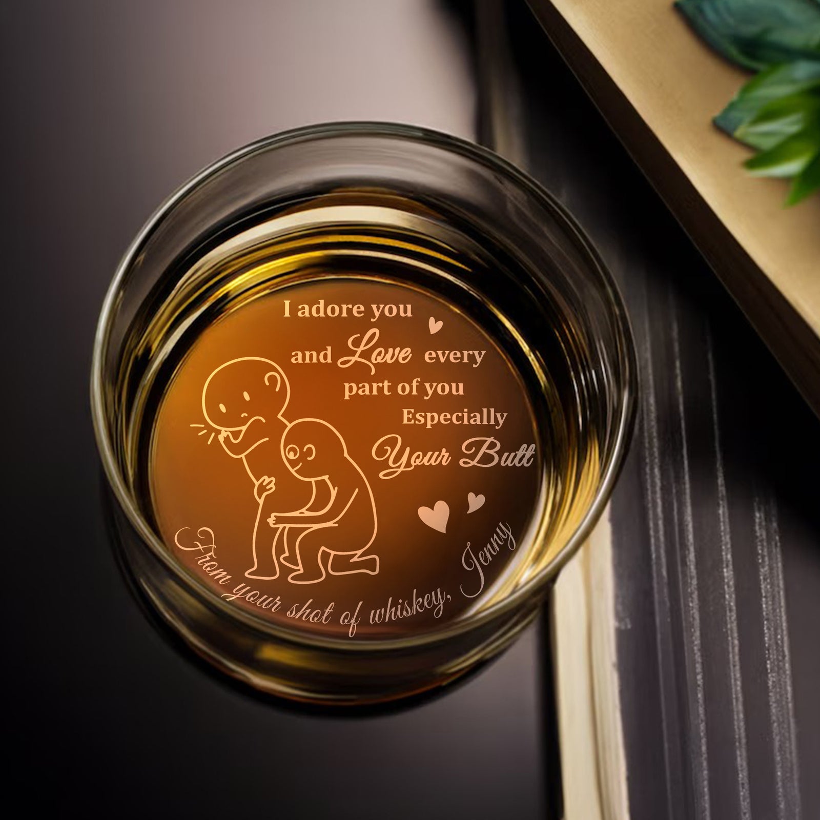 Personalized Engraved Whiskey Glass - Personalized Gifts For Couple 03natn310524 - Drinkware - GoDuckee