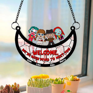 Personalized Gifts For Family Suncatcher Ornament Horror Fans 03DGMH260724HA - Ornament - GoDuckee