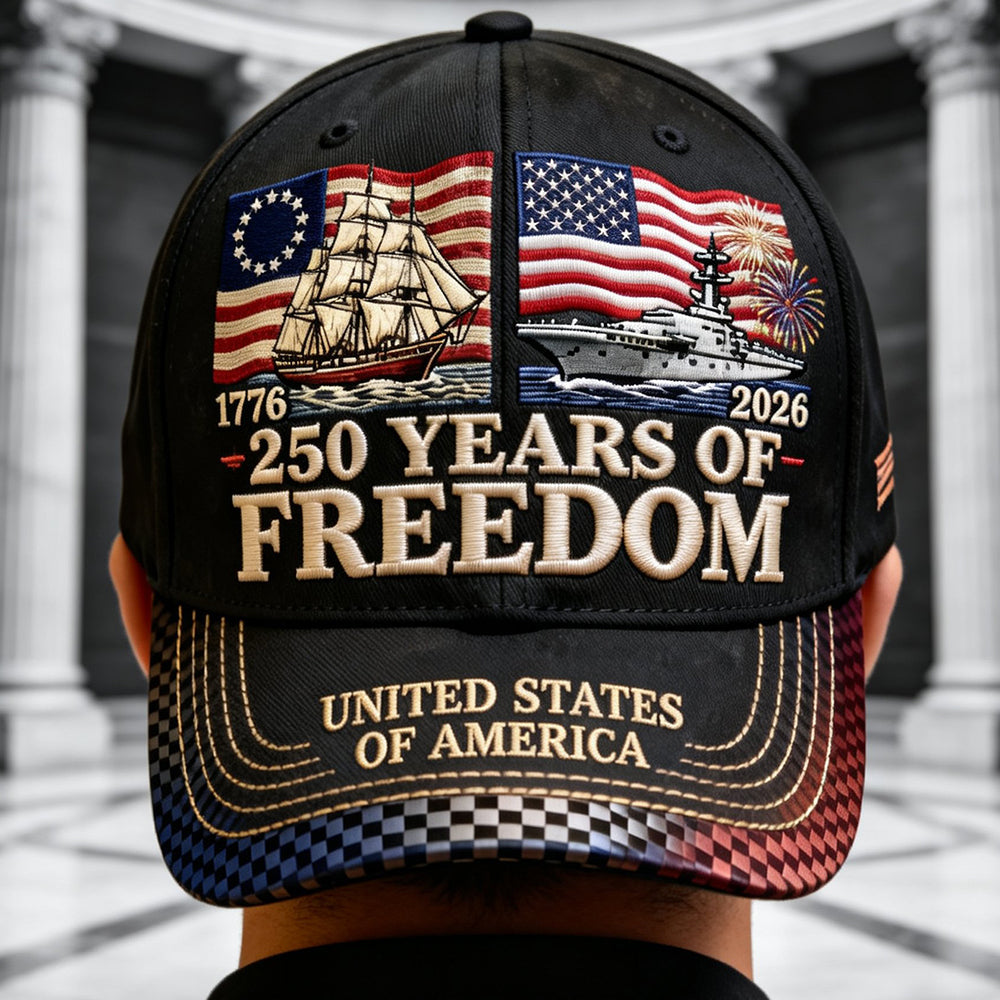 America 250 Anniversary Classic Cap Personalized Patriotic Gifts 05QHDT050326-Homacus