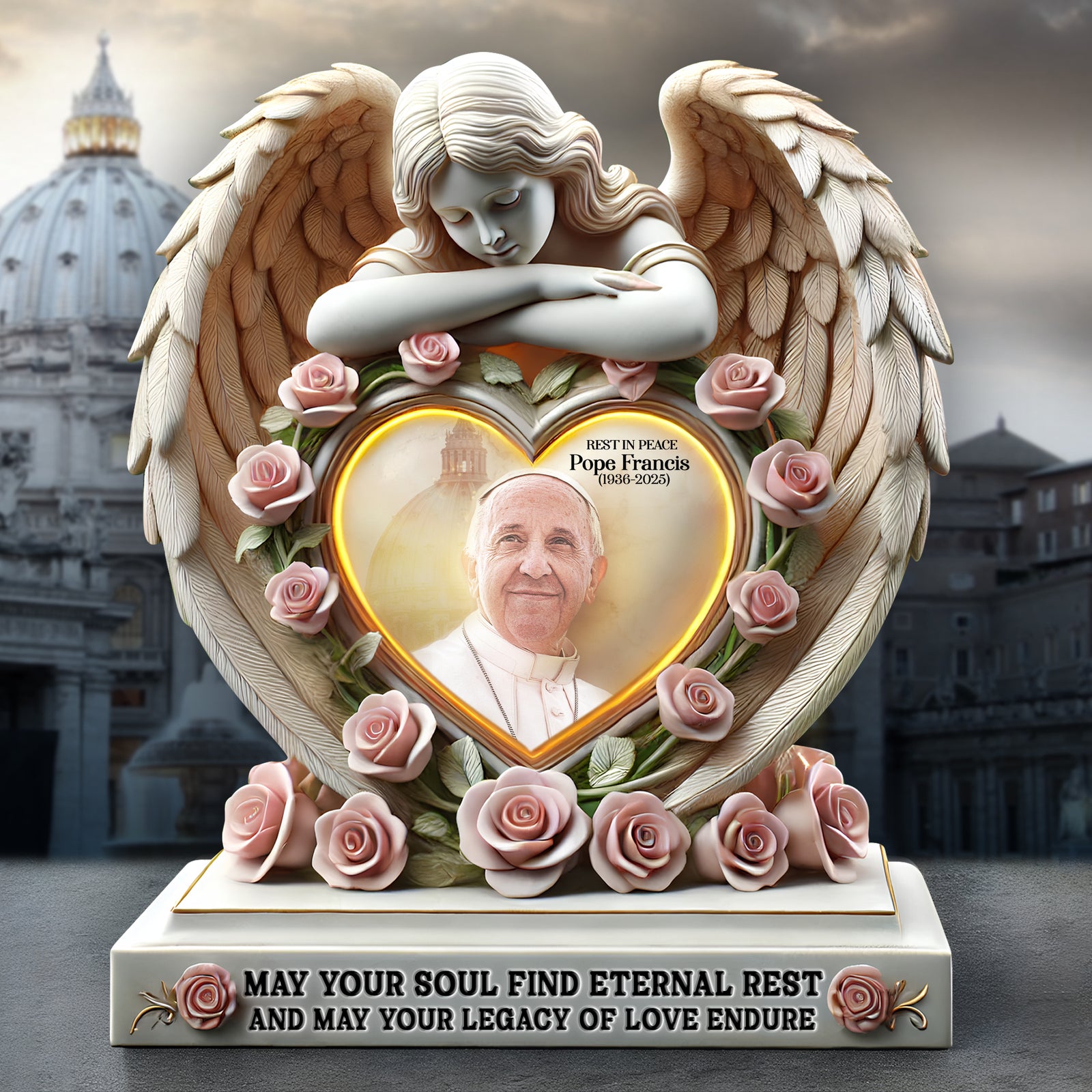 Memorial Acrylic Plaque - Rest In Peace 03HULU210425 - Shaped Plaques - GoDuckee