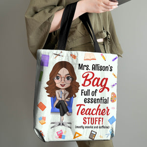 Personalized Gifts For Teacher, Cute Cartoon Tote Bag 06pgqn100724hh - Tote Bag - GoDuckee