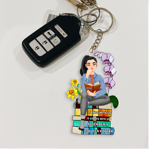 Personalized Gifts For Book Lover Keychain 01HUPU271224PA - Keychains - GoDuckee