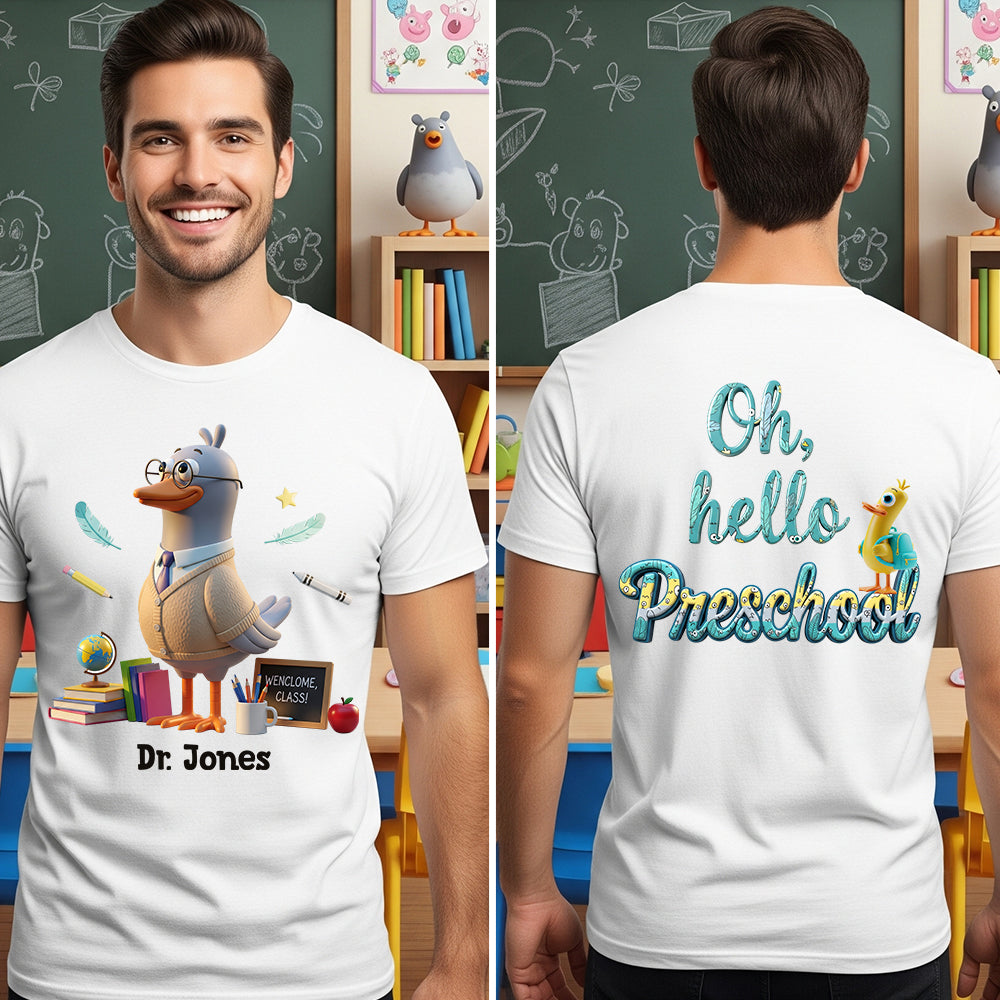 Quack to School Shirt Personalized Gifts For Teacher 04OHDT110725 - Shirts - GoDuckee