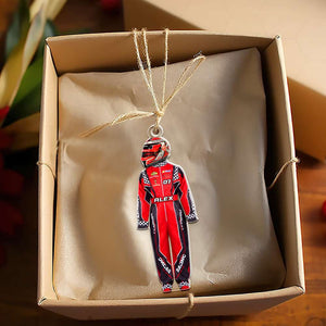 Personalized Gift For Racing Lover Ornament Racing Uniform Ornament 02OHMH021024 - Ornament - GoDuckee