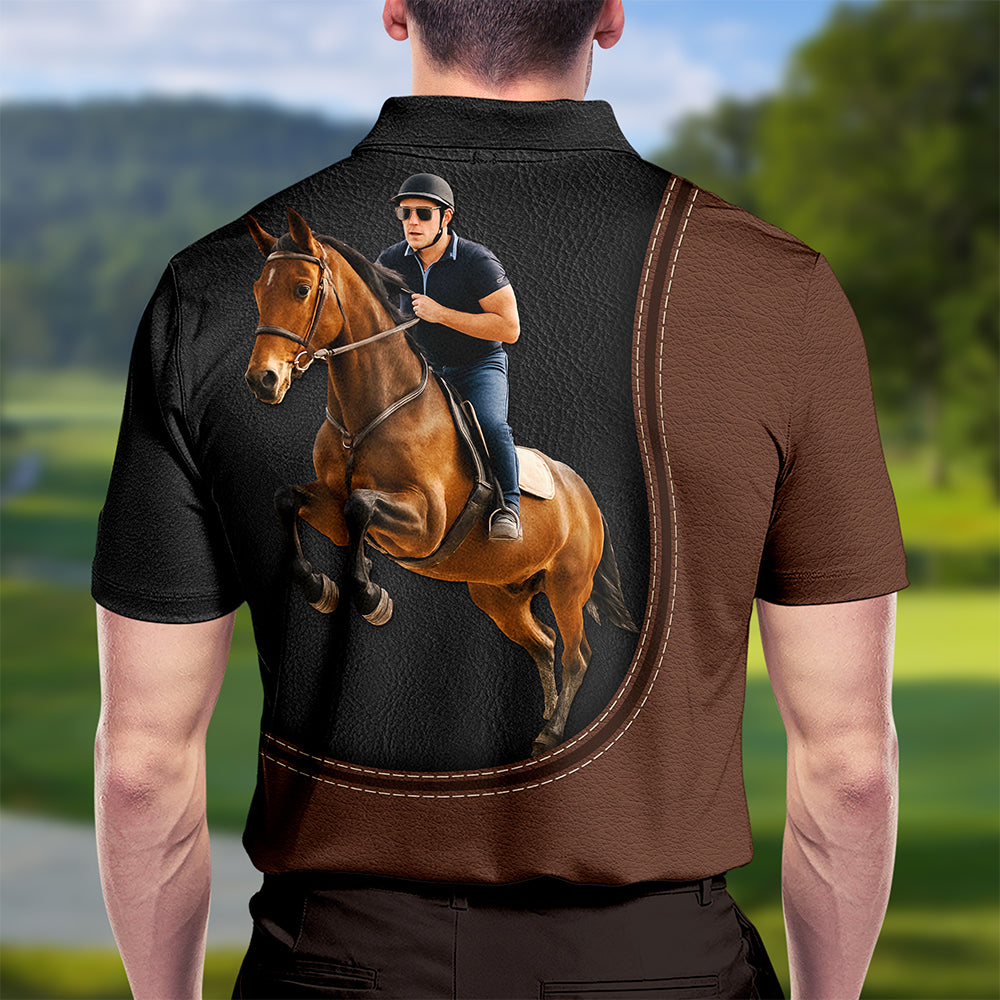 Horse Lover 3D Polo Shirt - Custom Photo Gifts For Horse Riders 04pgqn060825 - Polo Shirts - GoDuckee